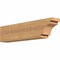 Ekena Millwork Mediterranean Smooth Rafter Tail, Western Red Cedar, 3 1/2"W x 6"H x 24"L RFT04X06X24MED00SWR - alternate 1